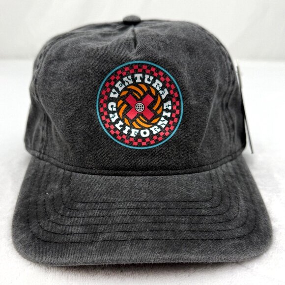Brist Blanks Sonic Ventura California Adjustable Skater Cap Hat Charcoal Gray - Picture 1 of 10